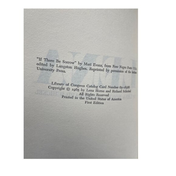 Lena by Lena Horne and Richard Schickel 1965 - Picture 2 of 6